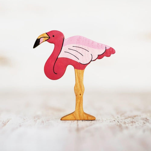 Wooden Caterpillar Flamingo