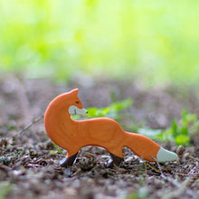 Load image into Gallery viewer, Wooden Caterpillar Fox